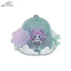 عروسک گلیمیز درخشان بنفش با خانه قطبی