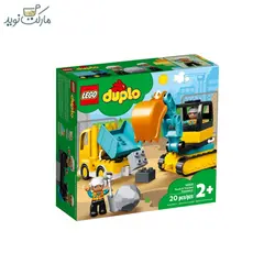 لگو ساختنی دوپلو 10931 مدل کامیون و بیل مکانیکی