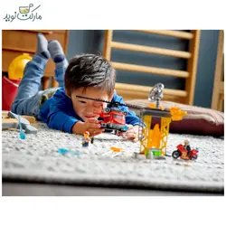 لگو ساختنی سیتی 60281 مدل هلی کوپتر آتشنشانی