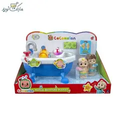 ست وسایل حمام و وان موزیکال با ۲ فیگور