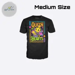 تیشرت ملکه قرمز سایز M بلک لایت فانکو پاپ