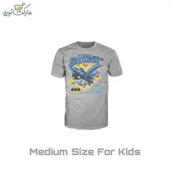 تیشرت کودک بتمن طوسی سایز M فانکو پاپ