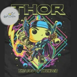 تیشرت شخصیت ثور بلک لایت سایز L فانکو پاپ