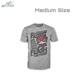 تیشرت شخصیت فلش طوسی سایز M فانکو پاپ