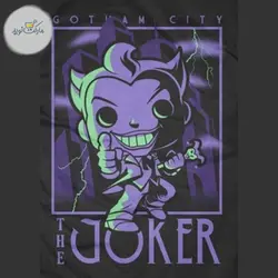 تیشرت جوکر مشکی سایز L فانکو پاپ