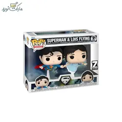 فیگور اسپشیال سوپرمن و لویس در حال پرواز سری فانکو پاپ