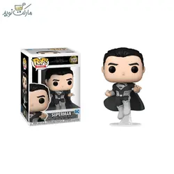 فیگور شخصیت سوپرمن با لباس سیاه 1123 سری فانکو پاپ