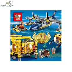 لگو ساختنی Lepin 02088 مدل زیر دریایی و هواپیما