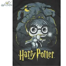 تیشرت هری پاتر و چوب جادو سایز M مشکی فانکو پاپ