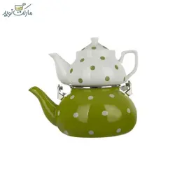 کتری و قوری هوم کینگ KT001 خال خالی
