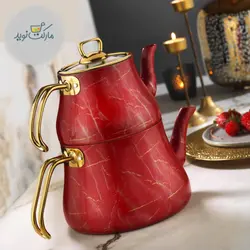 ست کتری و قوری بریونی مدل مرمر MARBLE