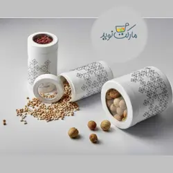 سرویس آشپزخانه ۱۰ تکه بهاز طرح روبیک سفید و مشکی