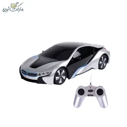ماشین کنترلی بی‌ام‌و I8 راستار نقره‌ای مقیاس 1:24