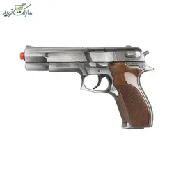 تفنگ اسباب بازی مدل کلت پلیس نقره‌ای Gonher