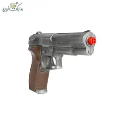 تفنگ اسباب بازی مدل کلت پلیس نقره‌ای Gonher
