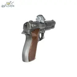 تفنگ اسباب بازی مدل کلت پلیس نقره‌ای Gonher