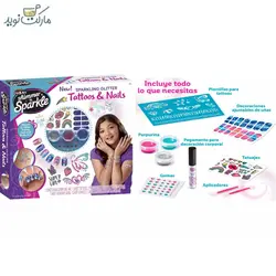 ست طراحی ناخن و تتو Shimmer N Sparkle