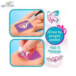 ست طراحی ناخن و تتو Shimmer N Sparkle