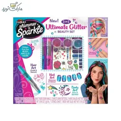 ست آرایش مو طراحی ناخن و تتو Shimmer N Sparkle