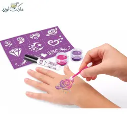 ست آرایش مو طراحی ناخن و تتو Shimmer N Sparkle