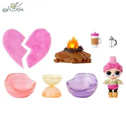 عروسک LOL Surprise مدل Cozy Babe سری Hang out Spaces Winter Chill