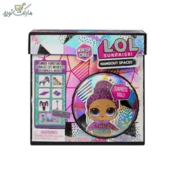 عروسک LOL Surprise مدل Bling Queen سری Hang out Spaces Winter Chill