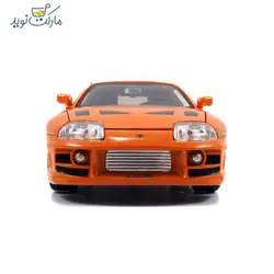 ماشین فلزی تویوتا Supra نارنجی سری Fast & Furious مقیاس 1:24