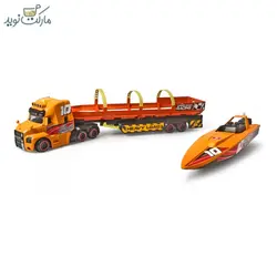 تریلی حمل قایق اسباب بازی Dickie Toys