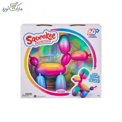 سگ بادکنکی رباتیک مدل اسکوییکی رنگین کمانی