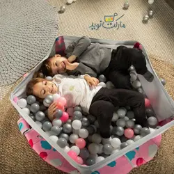 استخر توپ و ترامپولین صورتی SmarTrike