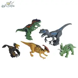ست عروسک دایناسور ۵ عددی Dino Valley