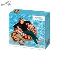 تیوپ بادی intex مدل دونات شکلاتی
