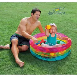 استخر توپ بادی کودک مدل intex