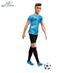 عروسک باربی Ken فوتبالیست با توپ