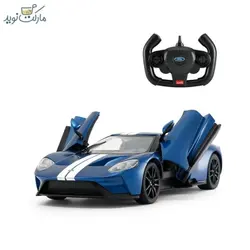 ماشین کنترلی فورد GT آبی راستار مقیاس ۱:۱۴