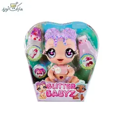 عروسک Glitter Babyz مدل Lila Wildboom مو بنفش