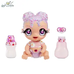 عروسک Glitter Babyz مدل Lila Wildboom مو بنفش