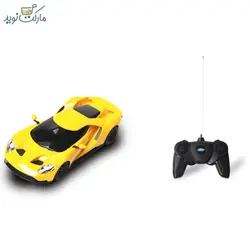 ماشین کنترلی فورد GT زرد راستار مقیاس ۱:۲۴