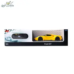ماشین کنترلی فورد GT زرد راستار مقیاس ۱:۲۴