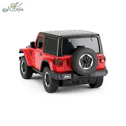 ماشین کنترلی جیپ Wrangler Rubicon قرمز راستار مقیاس 1:24