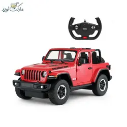 ماشین کنترلی راستار جیپ Wrangler Rubicon قرمز مقیاس 1:14