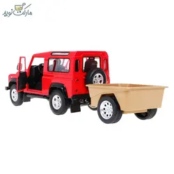 ماشین کنترلی لندرور Defender با تریلر مقیاس ۱:۱۴