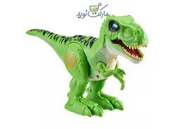 عروسک تی رکس سبز روبو الایو سری Dino Wars