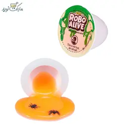 عروسک تی رکس سبز روبو الایو سری Dino Wars