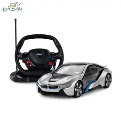 ماشین کنترلی بی‌ ام و i8 نقره‌ای مقیاس 1:14