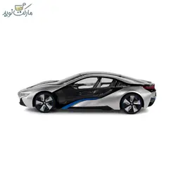 ماشین کنترلی بی‌ ام و i8 نقره‌ای مقیاس 1:14
