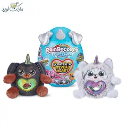 عروسک رینبوکورنز سورپرایزی سری Puppycorn گوش نقره‌ای