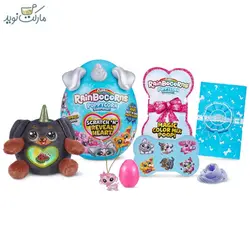 عروسک رینبوکورنز سورپرایزی سری Puppycorn گوش نقره‌ای
