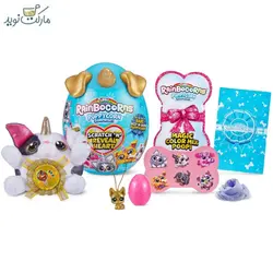 عروسک رینبوکورنز سورپرایزی سری Puppycorn گوش طلایی