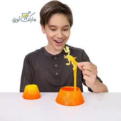 تخم داینو اسمشرز با استخوان نارنجی سری Mini Lightup
